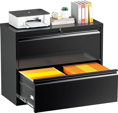 SUNCROWN Steel Office Furniture: 2 Drawer Lateral 